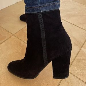 Prada suede booties
